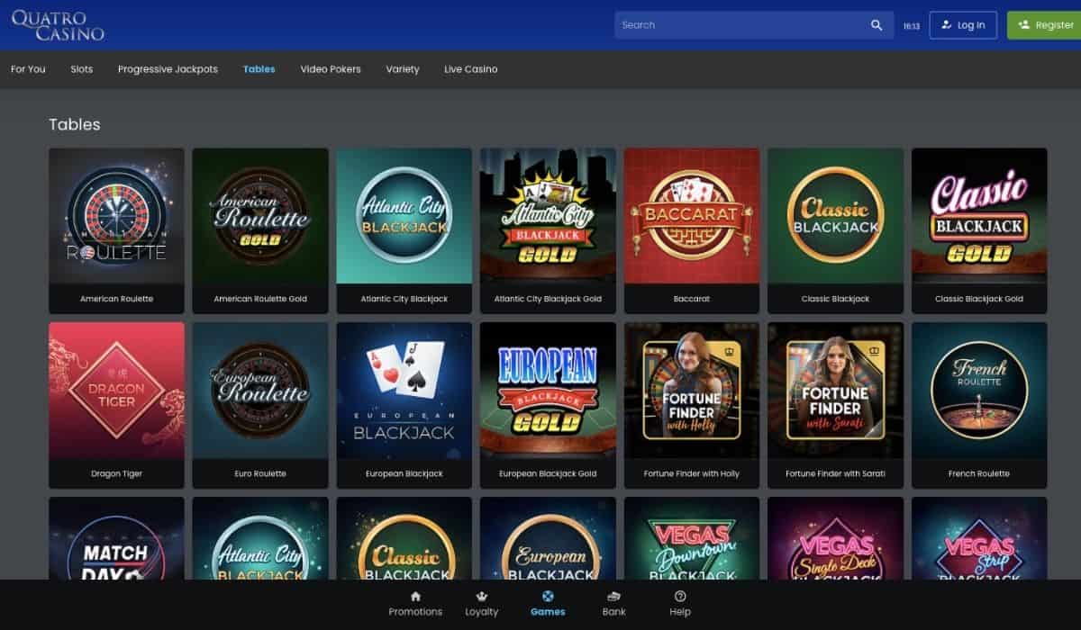 quatro casino recenzia bonus