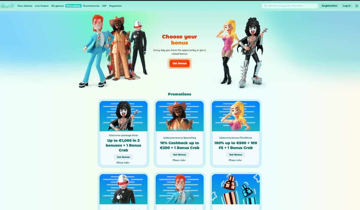 Neon54 casino review bonuses