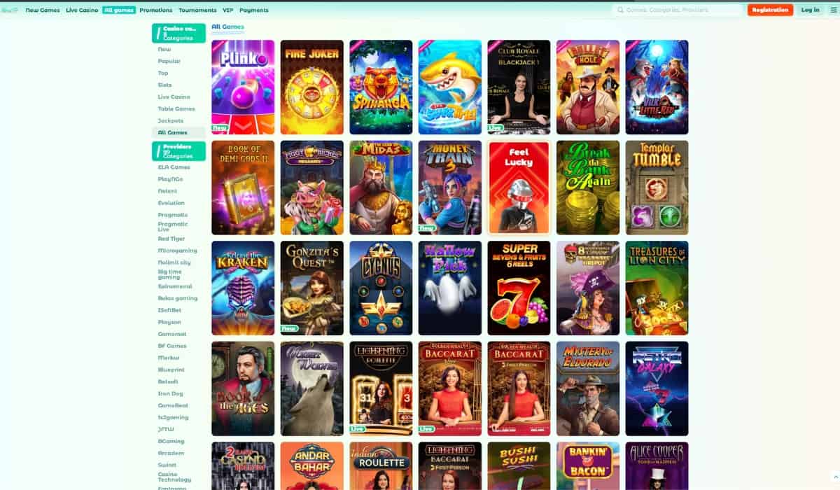 Neon54 casino review slots