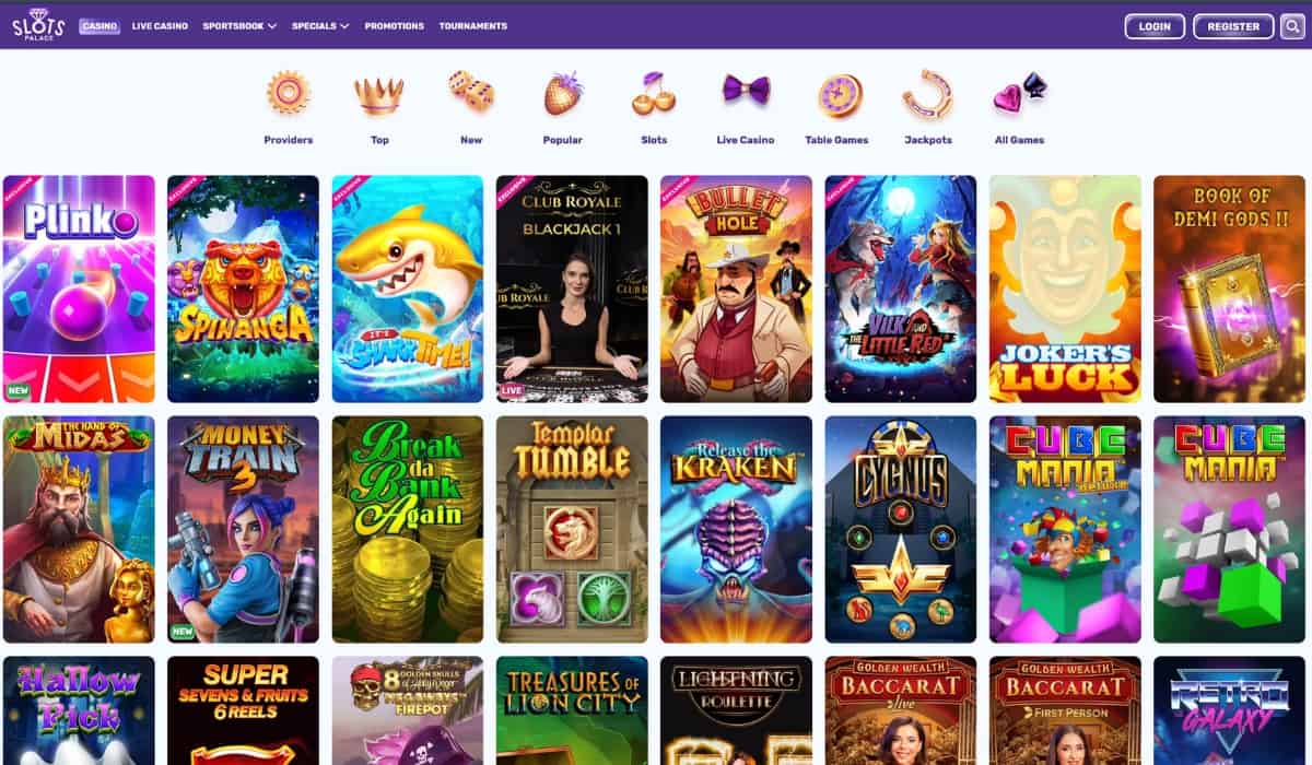 slotspalace casino review