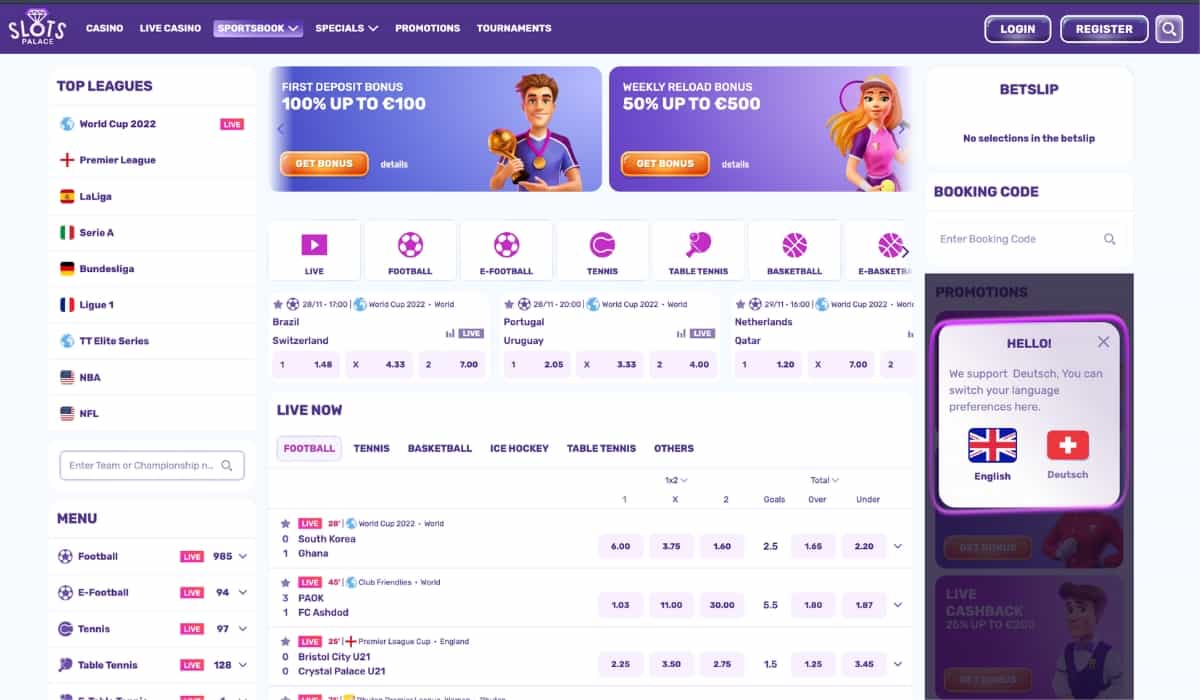 slotspalace casino review