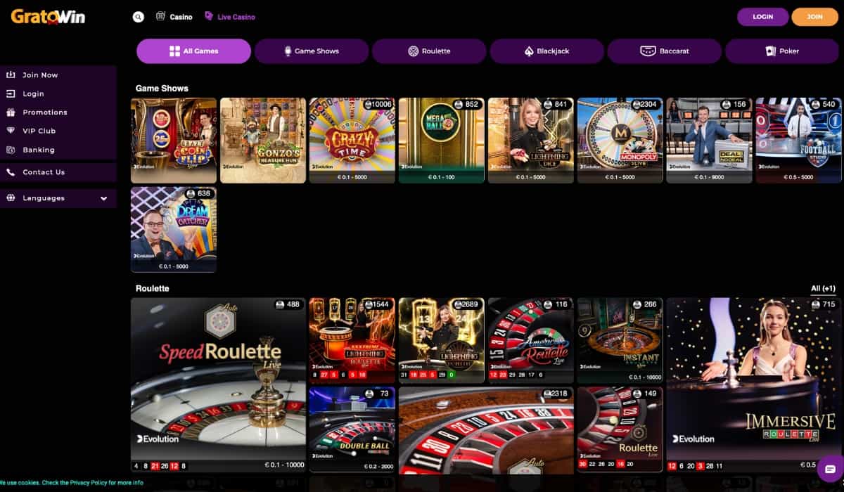Gratowin Casino