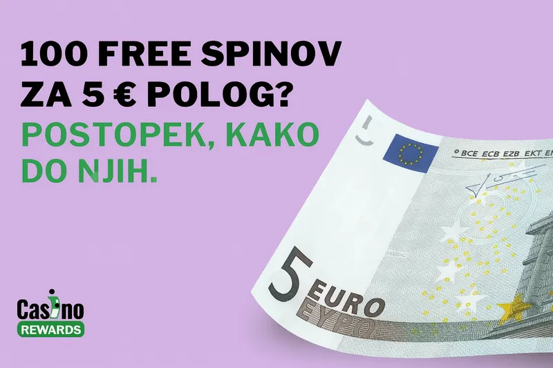 100 brezplačnih vrtljajev za 5 € depozit v Casino Rewards 100 brezplačnih vrtljajev za 5 € depozit v Casino Rewards